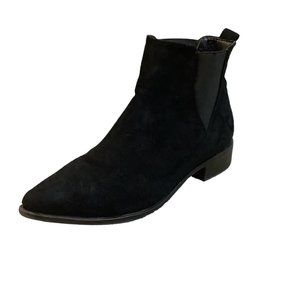 SEVEN FOR ALL MANKIND Black Point Toe Slip On Boots-Size 8